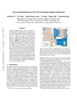 Adversarial Bi-Regressor Network for Domain Adaptive Regression