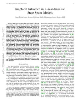 Graphical Inference in Linear-Gaussian State-Space Models