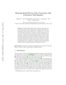 Boosting Star-GANs for Voice Conversion with Contrastive Discriminator