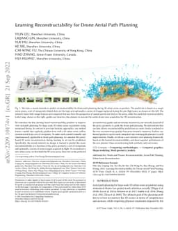 Learning Reconstructability for Drone Aerial Path Planning
