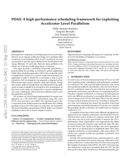 POAS: A high-performance scheduling framework for exploiting Accelerator
  Level Parallelism