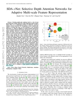 SDA-$x$Net: Selective Depth Attention Networks for Adaptive Multi-scale
  Feature Representation