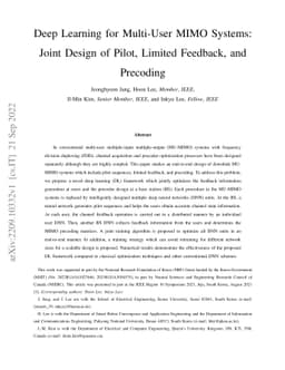 Deep Learning for Multi-User MIMO Systems: Joint Design of Pilot,
  Limited Feedback, and Precoding