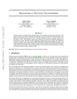 Hierarchical Decision Transformer