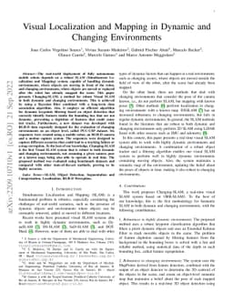 Visual Localization and Mapping in Dynamic and Changing Environments