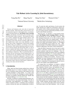 Fair Robust Active Learning by Joint Inconsistency