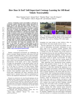 How Does It Feel? Self-Supervised Costmap Learning for Off-Road Vehicle
  Traversability