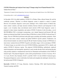 COVID-19 Detection and Analysis From Lung CT Images using Novel Channel
  Boosted CNNs