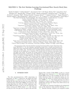 MLGWSC-1: The first Machine Learning Gravitational-Wave Search Mock Data
  Challenge