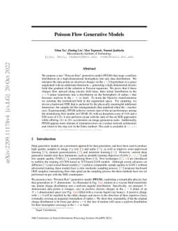 Poisson Flow Generative Models
