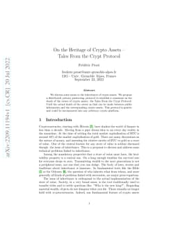 On the Heritage of Crypto Assets -- Tales From the Crypt Protocol