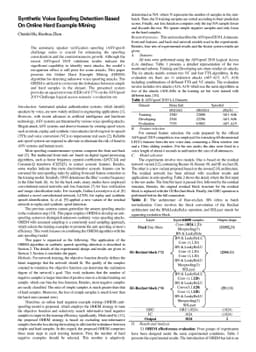 Synthetic Voice Spoofing Detection Based On Online Hard Example Mining