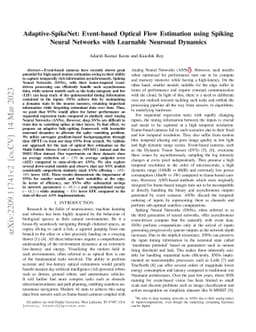 Adaptive-SpikeNet: Event-based Optical Flow Estimation using Spiking
  Neural Networks with Learnable Neuronal Dynamics
