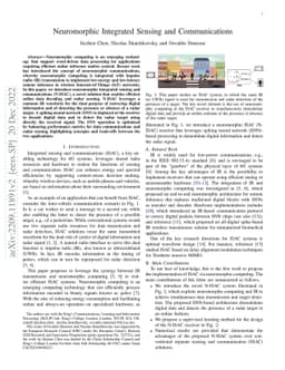 Neuromorphic Integrated Sensing and Communications