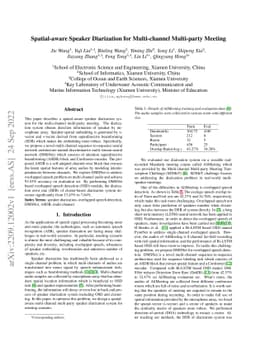 Spatial-aware Speaker Diarization for Multi-channel Multi-party Meeting