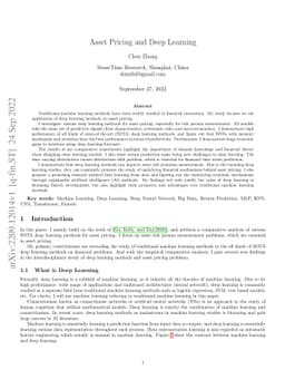 Asset Pricing and Deep Learning