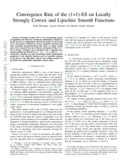 Convergence rate of the (1+1)-evolution strategy on locally strongly
  convex functions with lipschitz continuous gradient and their monotonic
  transformations