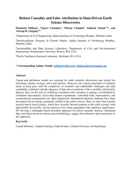 Robust Causality and False Attribution in Data-Driven Earth Science
  Discoveries