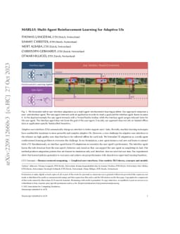 MARLUI: Multi-Agent Reinforcement Learning for Adaptive UIs