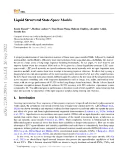 Liquid Structural State-Space Models