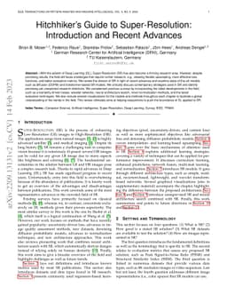 Hitchhiker's Guide to Super-Resolution: Introduction and Recent Advances