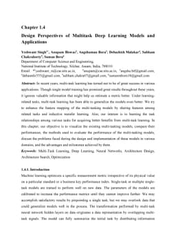 Design Perspectives of Multitask Deep Learning Models and Applications