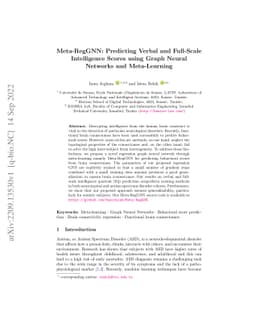 Meta-RegGNN: Predicting Verbal and Full-Scale Intelligence Scores using
  Graph Neural Networks and Meta-Learning