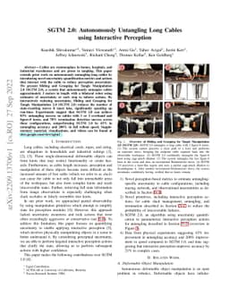 SGTM 2.0: Autonomously Untangling Long Cables using Interactive
  Perception