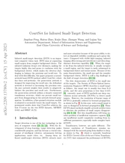 CourtNet for Infrared Small-Target Detection