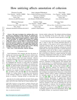 How unitizing affects annotation of cohesion