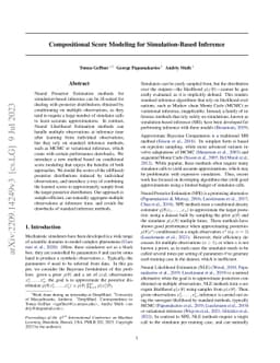 Compositional Score Modeling for Simulation-based Inference