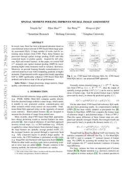 Spatial Moment Pooling Improves Neural Image Assessment