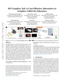 DIY Graphics Tab: A Cost-Effective Alternative to Graphics Tablet for
  Educators