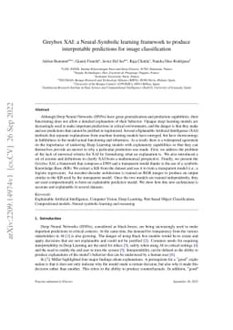 Greybox XAI: a Neural-Symbolic learning framework to produce
  interpretable predictions for image classification