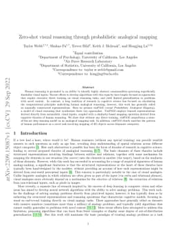 Zero-shot visual reasoning through probabilistic analogical mapping
