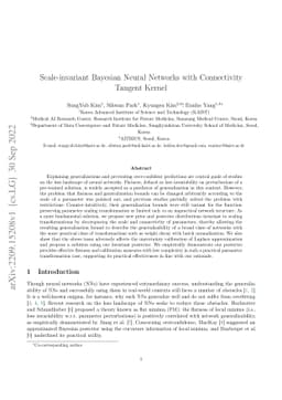Scale-invariant Bayesian Neural Networks with Connectivity Tangent
  Kernel