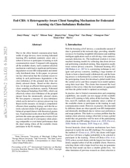 Fed-CBS: A Heterogeneity-Aware Client Sampling Mechanism for Federated
  Learning via Class-Imbalance Reduction