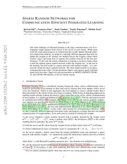 Sparse Random Networks for Communication-Efficient Federated Learning