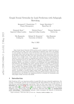 Graph Neural Networks for Link Prediction with Subgraph Sketching