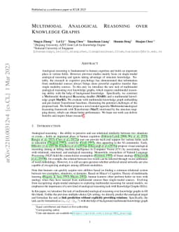 Multimodal Analogical Reasoning over Knowledge Graphs