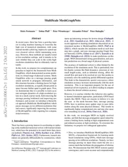 MultiScale MeshGraphNets