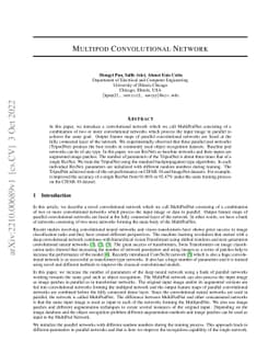 Multipod Convolutional Network
