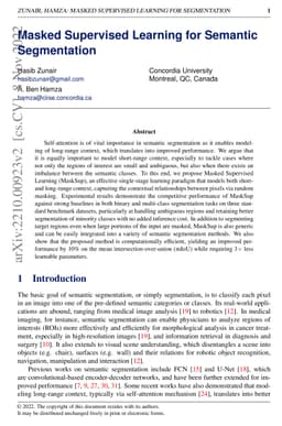 Masked Supervised Learning for Semantic Segmentation