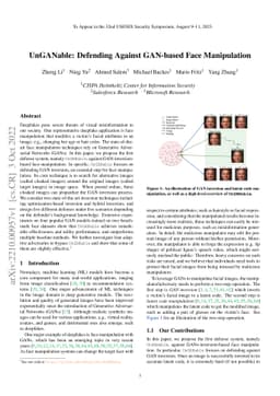UnGANable: Defending Against GAN-based Face Manipulation