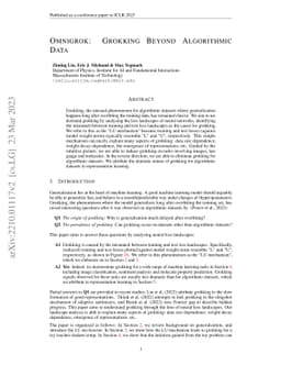 Omnigrok: Grokking Beyond Algorithmic Data