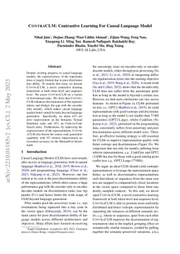 ContraCLM: Contrastive Learning For Causal Language Model