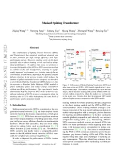 Masked Spiking Transformer