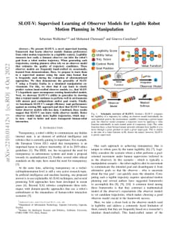 SLOT-V: Supervised Learning of Observer Models for Legible Robot Motion
  Planning in Manipulation