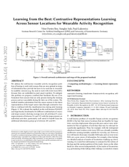 Learning from the Best: Contrastive Representations Learning Across
  Sensor Locations for Wearable Activity Recognition