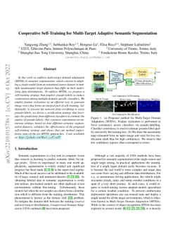 Cooperative Self-Training for Multi-Target Adaptive Semantic
  Segmentation